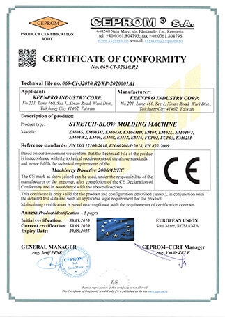 CE CERTIFICATION